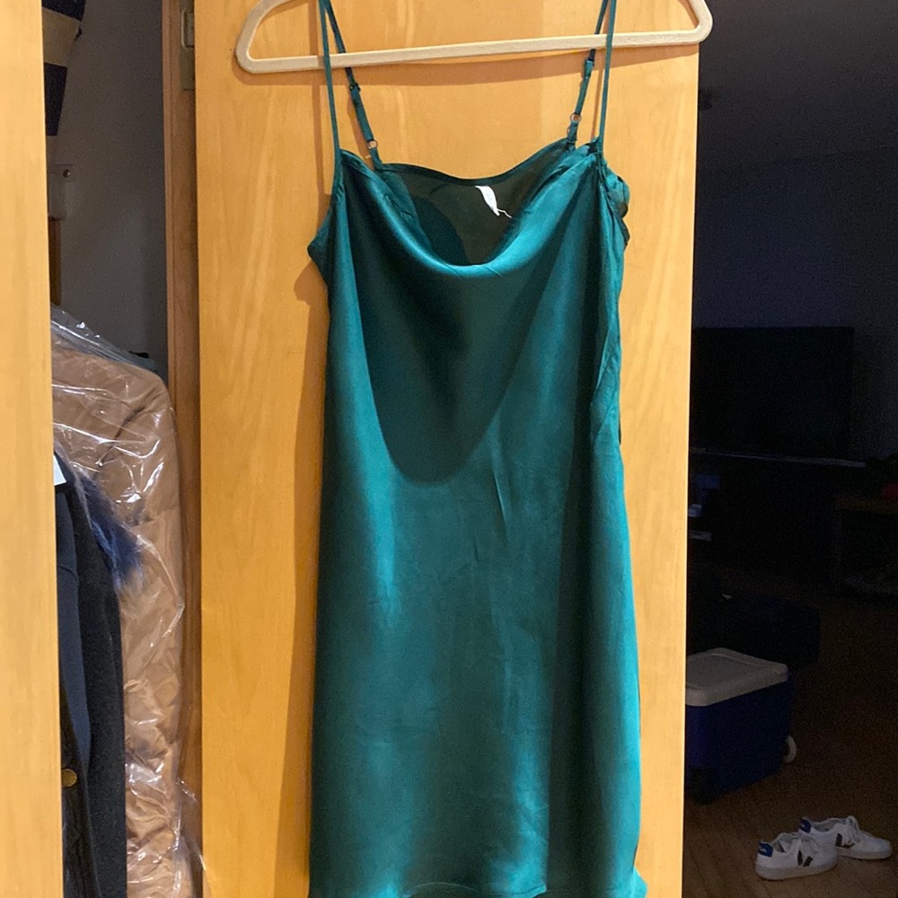 Satin dress from Urban Outftters